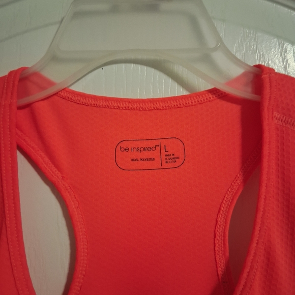 be inspired Neon Pink Racerback Tank - Picture 2 of 3